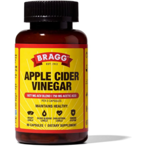 Bragg Apple Cider Vinegar Capsules with Vitamin D and Zinc